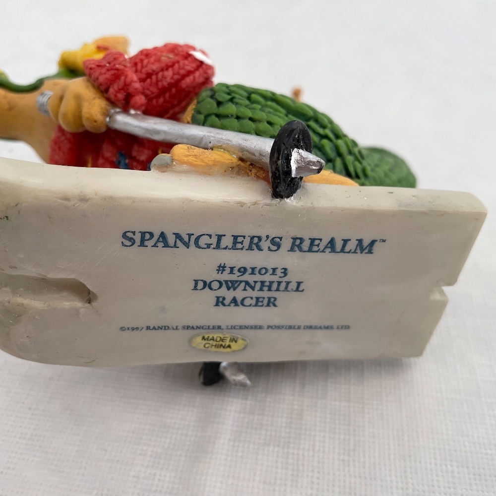 NEW Spangler's Realm Dragon "Downhill Racer" #191013 Figurine - Picture 3 of 4